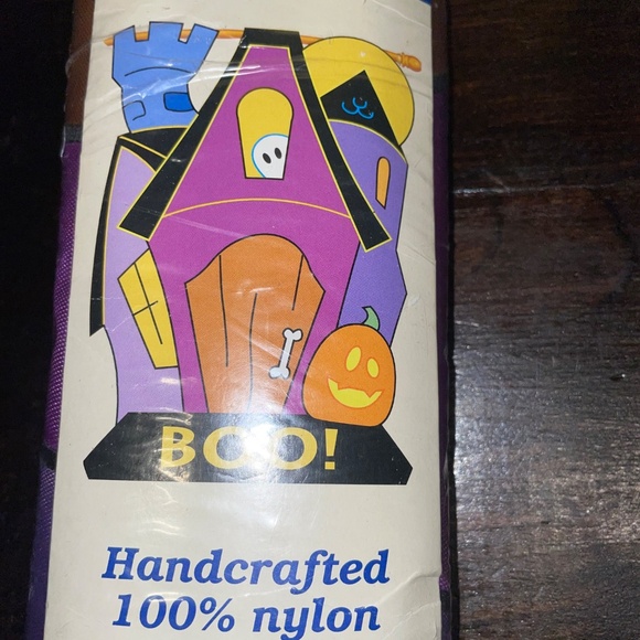 NEW Meadow Creek Sculpted Large Flag Spooky House BOO Nylon 28 x 40 Halloween - Picture 4 of 6